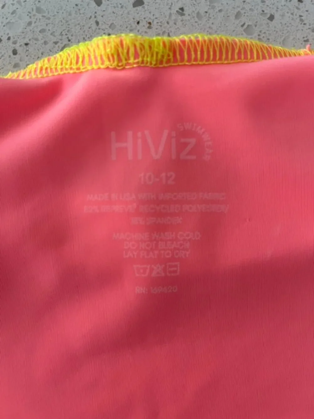 HiViz Swimwear Kid's Neon Rash Guard